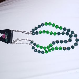 Green Necklace Set
